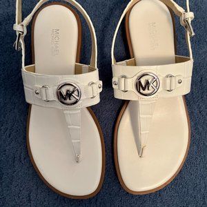 White Michael Kors sandals 6.5